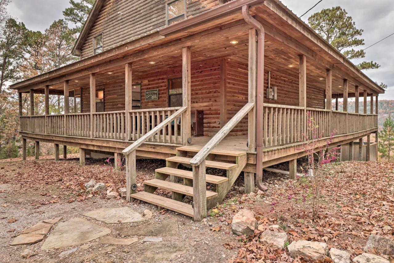 Piney Bluff Retreat With Mountain Views! Villa Luaran gambar
